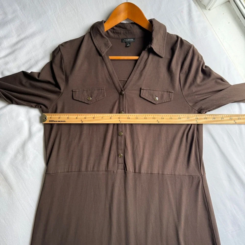 Talbots brown knit